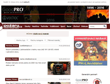 Tablet Screenshot of bazar.pozary.cz